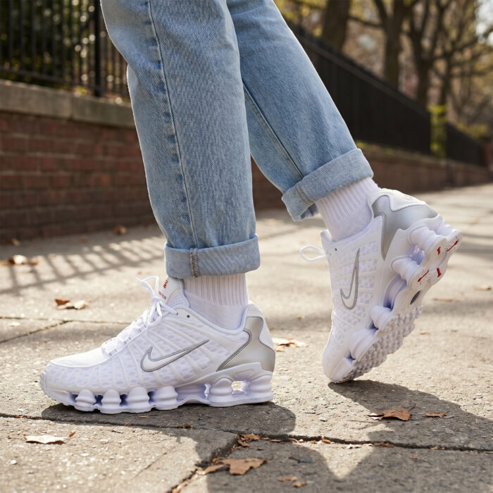 Nike Shox TL White Metallic Silver [Lifestyle AI]