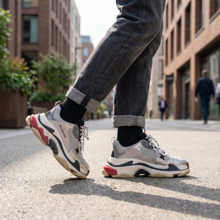 Balenciaga Triple S Sneaker 'Silver' 2018 Edition [Lifestyle AI]