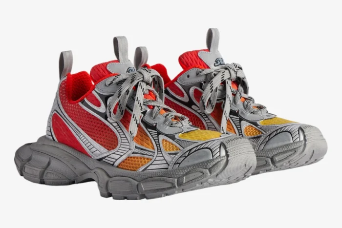Balenciaga 3XL Gradient Red / Orange Distressed - Image 2