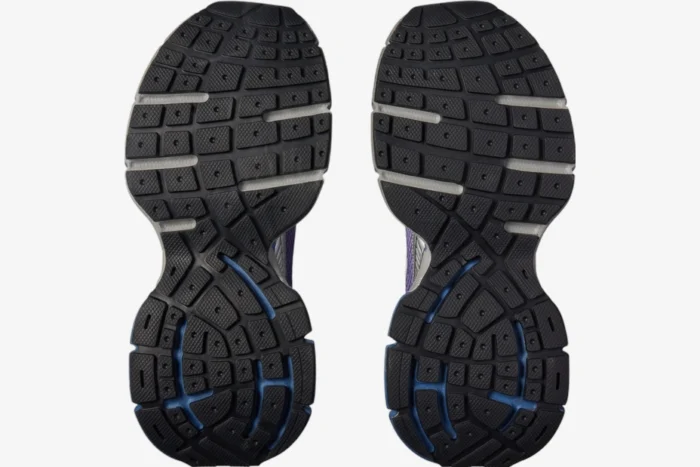 Balenciaga 3XL Gradient Purple / Grey Distressed Sneaker - Image 7
