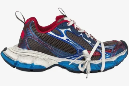 Balenciaga 3XL Sneaker Worn-Out Blue Red