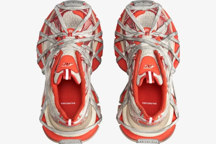 Balenciaga 3xl Extreme Lace Orange / Beige - Image 6