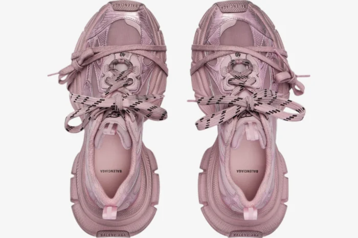 Balenciaga 3XL Summer Mesh Light Pink - Image 5