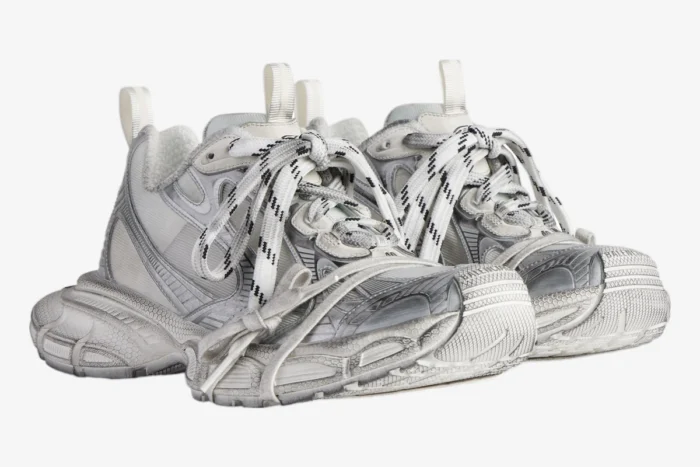 Balenciaga 3XL Summer Mesh White / Silver Distressed - Image 2