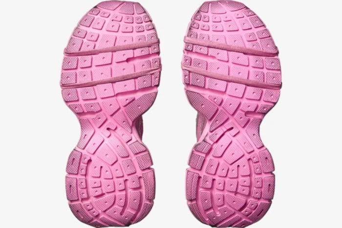 Balenciaga 3XL Pink Distressed Chunky Sneakers - Image 7