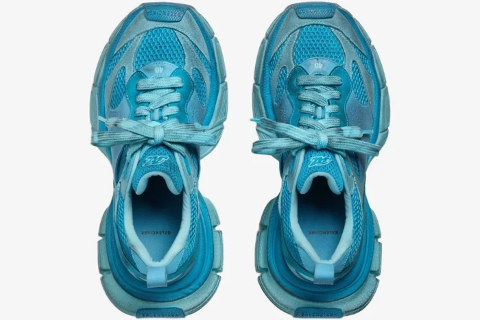 Balenciaga 3XL Sneaker Worn-Out Blue - Image 4