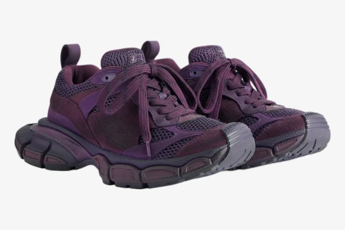 Balenciaga 3XL Sneaker Purple Black Distressed Edition - Image 2