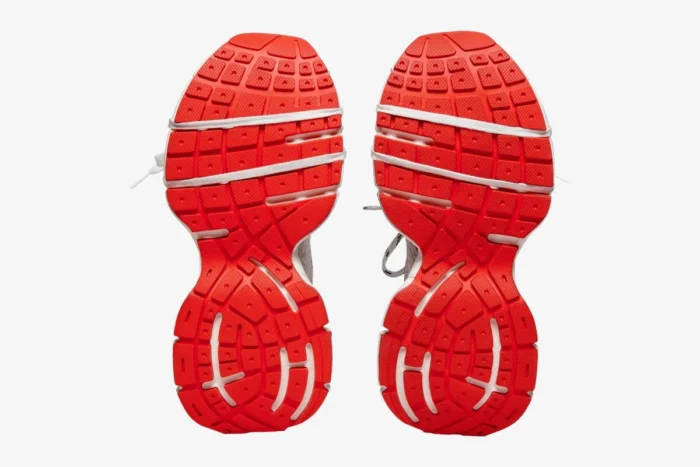 Balenciaga 3XL Mesh White Red Distressed Sneakers - Image 8
