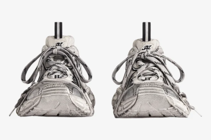 Balenciaga 3XL White / Black Distressed Edition - Image 2