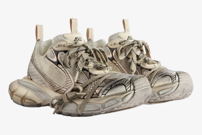 Balenciaga 3XL Sneaker Beige / White Distressed - Image 2