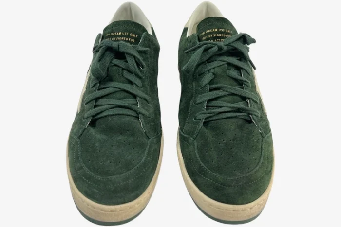Golden Goose Ball Star Green Suede with White Leather Star - Image 4