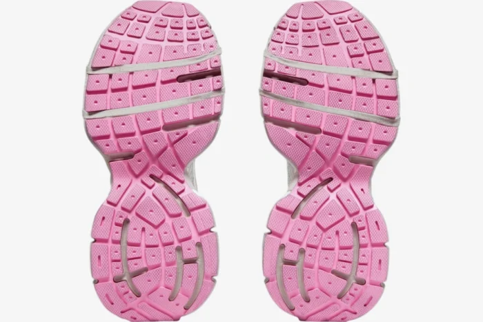 Balenciaga 3xl White / Grey / Pink Distressed Sneakers - Image 7