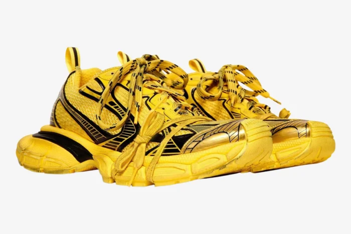 Balenciaga 3XL 'Yellow' Distressed Oversized Sneaker - Image 2