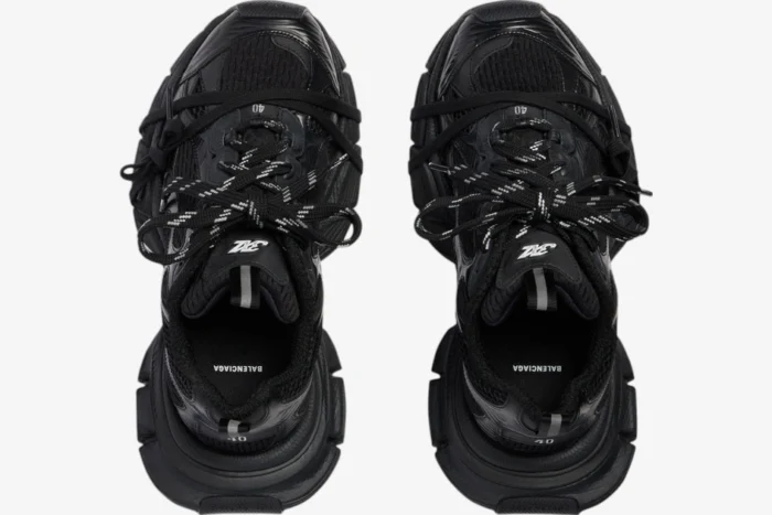 Balenciaga 3XL Sneaker 'Black' Distressed Edition - Image 6
