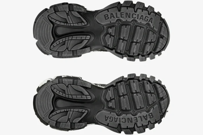 Balenciaga Track White Black Graffiti Print - Image 6