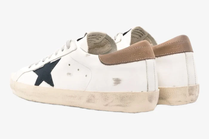 Golden Goose Super-Star Handcrafted Distressed Leather Sneaker - Image 3