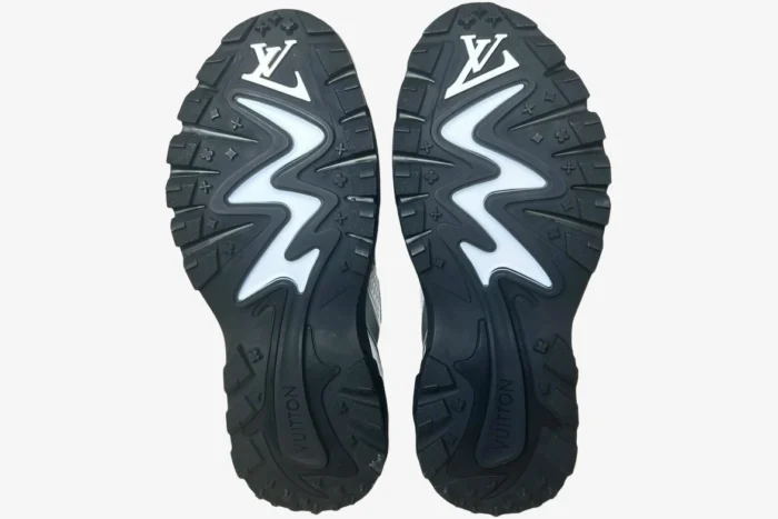 Louis Vuitton Runner Tatic Silver Metallic Sneaker - Image 4