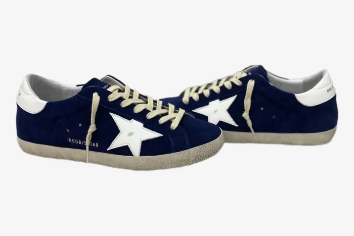 Golden Goose Superstar Blue Star White Suede - Image 4