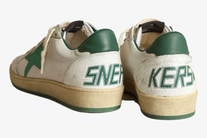 Golden Goose Ball Star White Green - Image 5