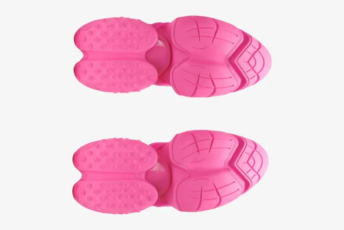 Balmain Unicorn Low Top Neoprene & Leather Pink - Image 4