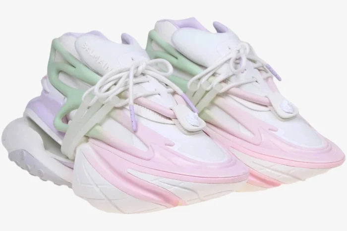 Balmain Unicorn Low Top White Multicolor - Image 3
