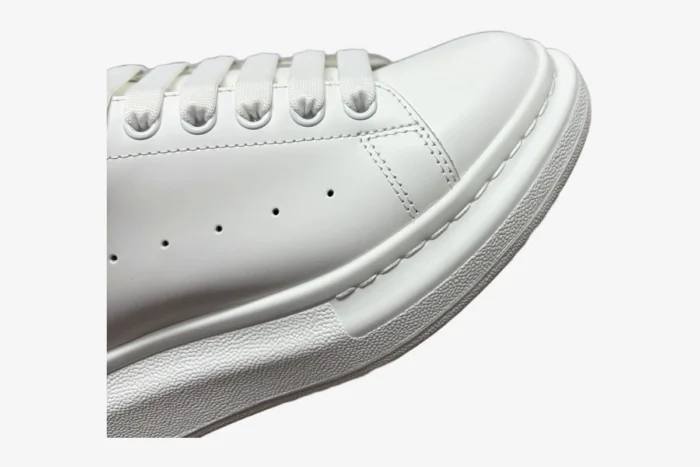 Alexander McQueen Oversized Sneaker in White/Blue Grey - Image 6