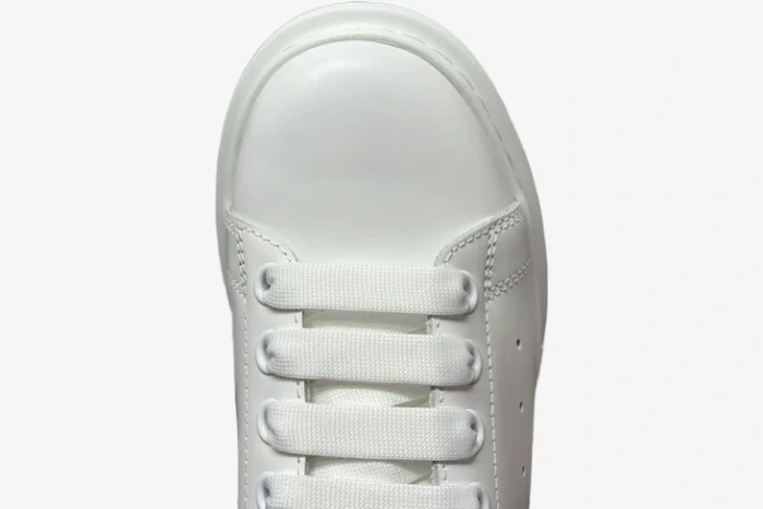 Alexander McQueen Oversized Sneaker in White/Blue Grey - Image 7