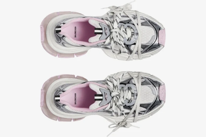Balenciaga 3XL Gel Clearsole White / Pink - Image 4