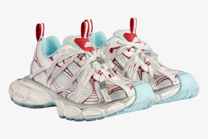 Balenciaga 3XL Extreme Laces B White / Red - Image 2