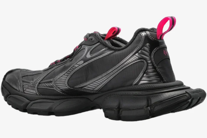 Balenciaga 3XL Dark Grey / Pink Distressed Trainer - Image 3
