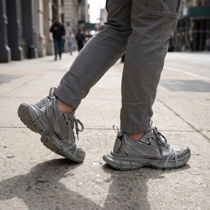 Balenciaga 3XL Sneakers Dark Grey Distressed Edition [Lifestyle AI]