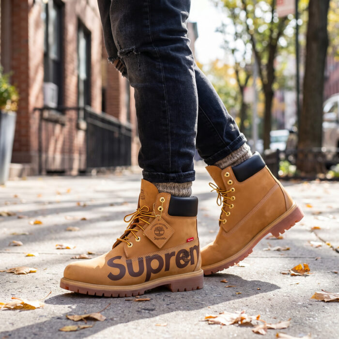Supreme x Timberland 6 Inch Premium Waterproof Boot ‘Big Logo’ [Lifestyle AI]