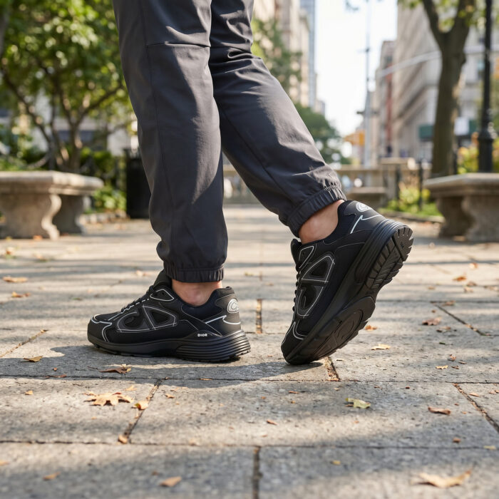 Dior B30 Countdown Mesh and Technical Fabric Sneaker - Black [Lifestyle AI]