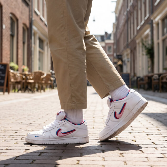 Nike SB Dunk Low x Parra White Pink Red Blue [Lifestyle AI]