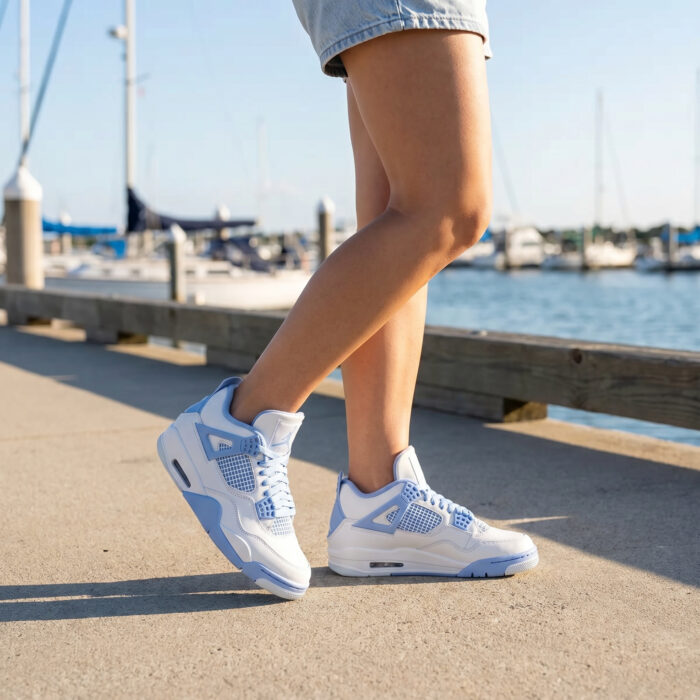 Air Jordan 4 Forget Me Not Custom Woman's [Lifestyle AI]