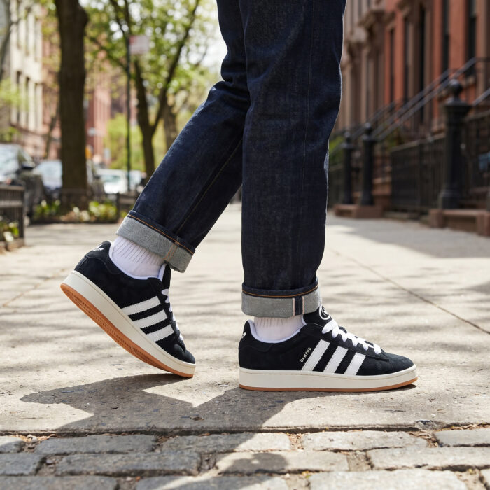 Adidas Campus 00s Core Black Gum Skate-Inspired Edition [Lifestyle AI]