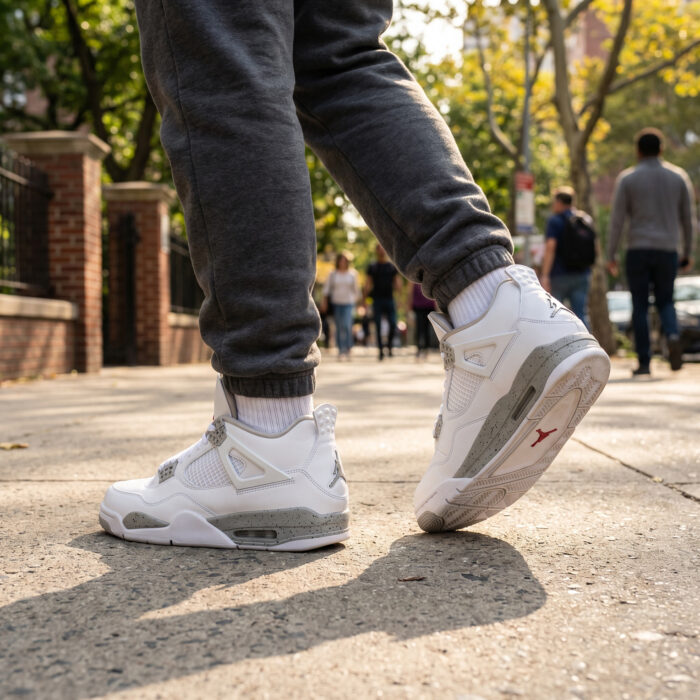 Air Jordan 4 Retro White Oreo [Lifestyle AI]