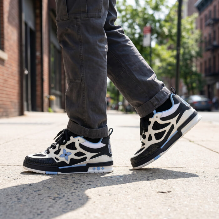 Louis Vuitton LV Skate Black White Blue [Lifestyle AI]