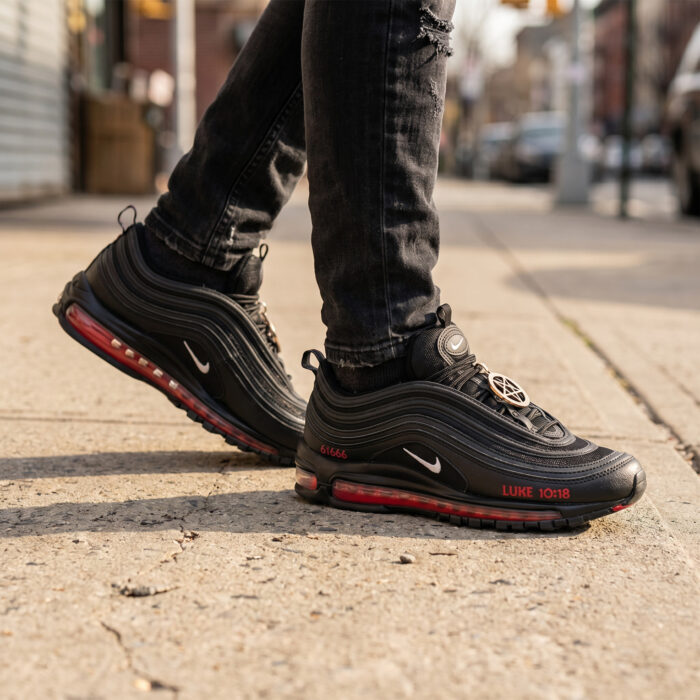 Nike Air Max 97 x MSCHF x Lil Nas X Satan Shoe Custom [Lifestyle AI]