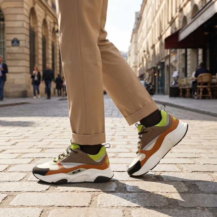 Dior B22 'Ebony Green' Luxury Streetwear Sneaker [Lifestyle AI]