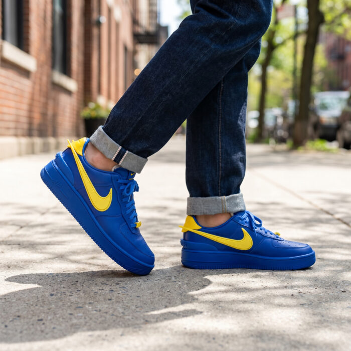 Nike Air Force 1 Low x Ambush Game Royal and Vivid Sulphur [Lifestyle AI]