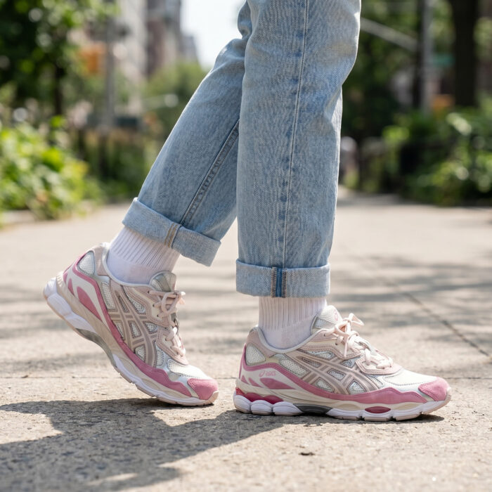 ASICS Gel NYC Pink and Cream [Lifestyle AI]