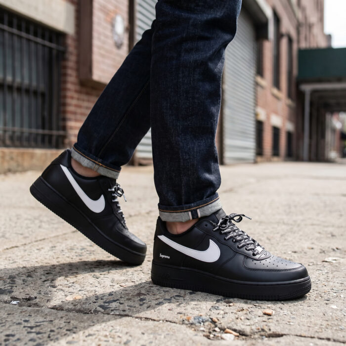 Nike Air Force 1 Low x Supreme Black White [Lifestyle AI]