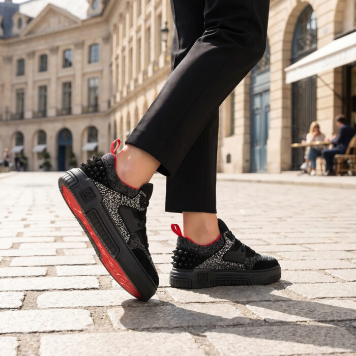 Christian Louboutin Astroloubi Black Silver Red [Lifestyle AI]