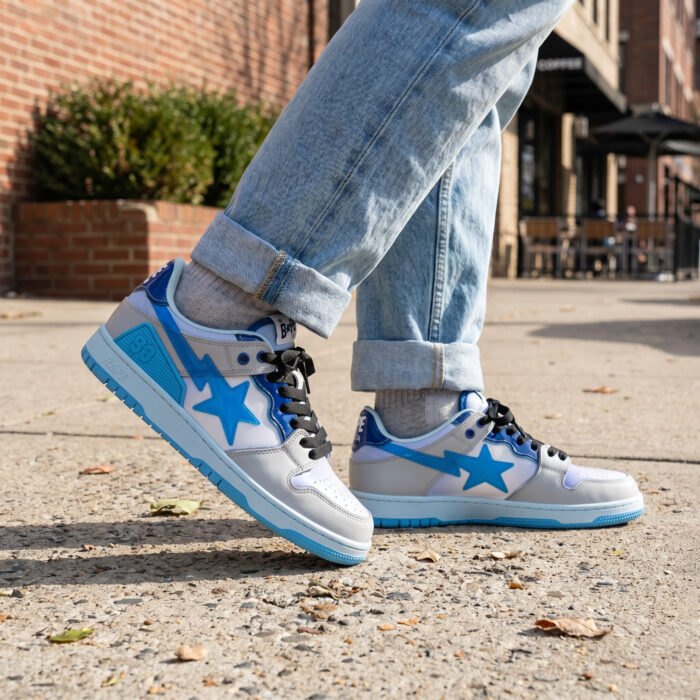 A Bathing Ape Sk8 Sta M1 'Blue' [Lifestyle AI]