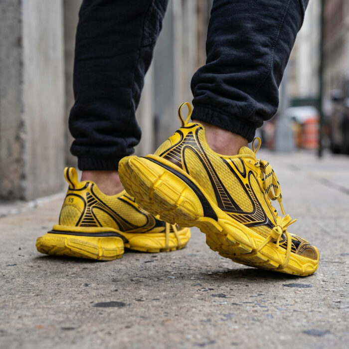 Balenciaga 3XL 'Yellow' Distressed Oversized Sneaker [Lifestyle AI]