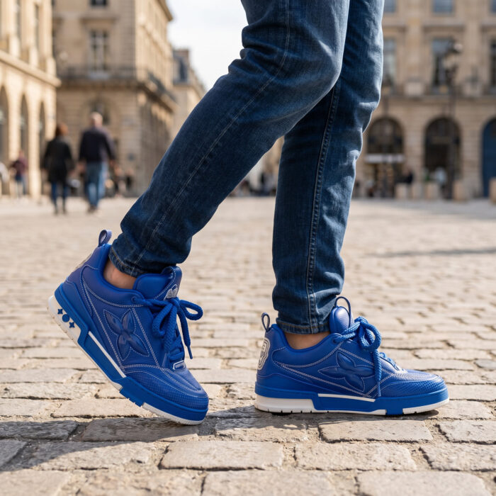 Louis Vuitton LV Skate Sneaker Blue White [Lifestyle AI]