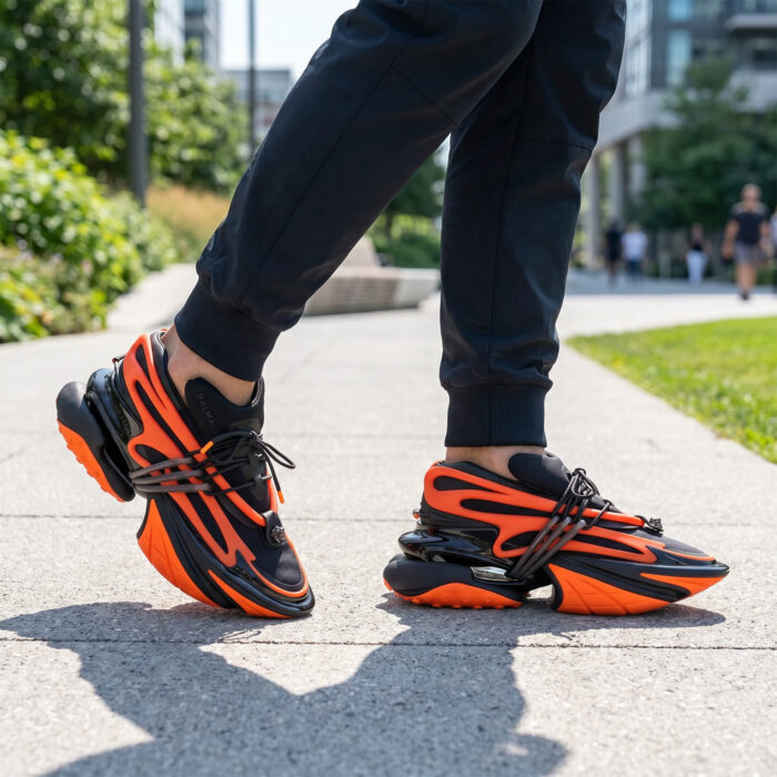 Balmain Unicorn Low-Top Orange Black [Lifestyle AI]