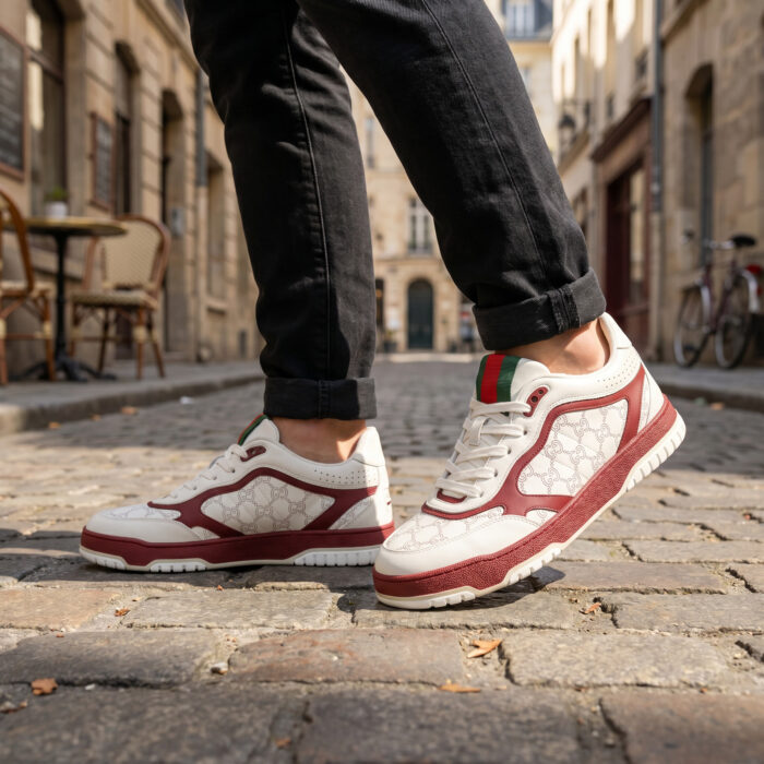 Gucci Re-Web Sneaker 'White Rosso Ancora' [Lifestyle AI]