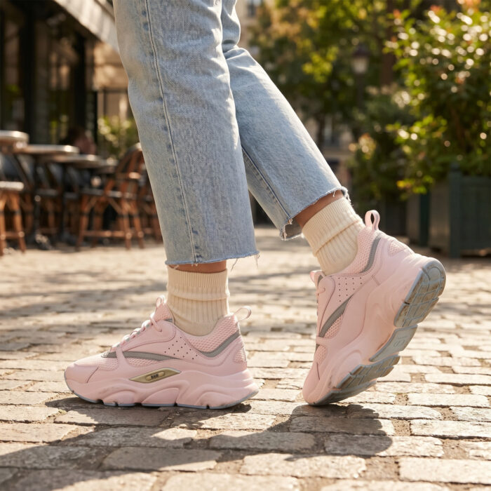 Dior B22 Light 'Pink Grey' Luxury Chunky Sneaker [Lifestyle AI]